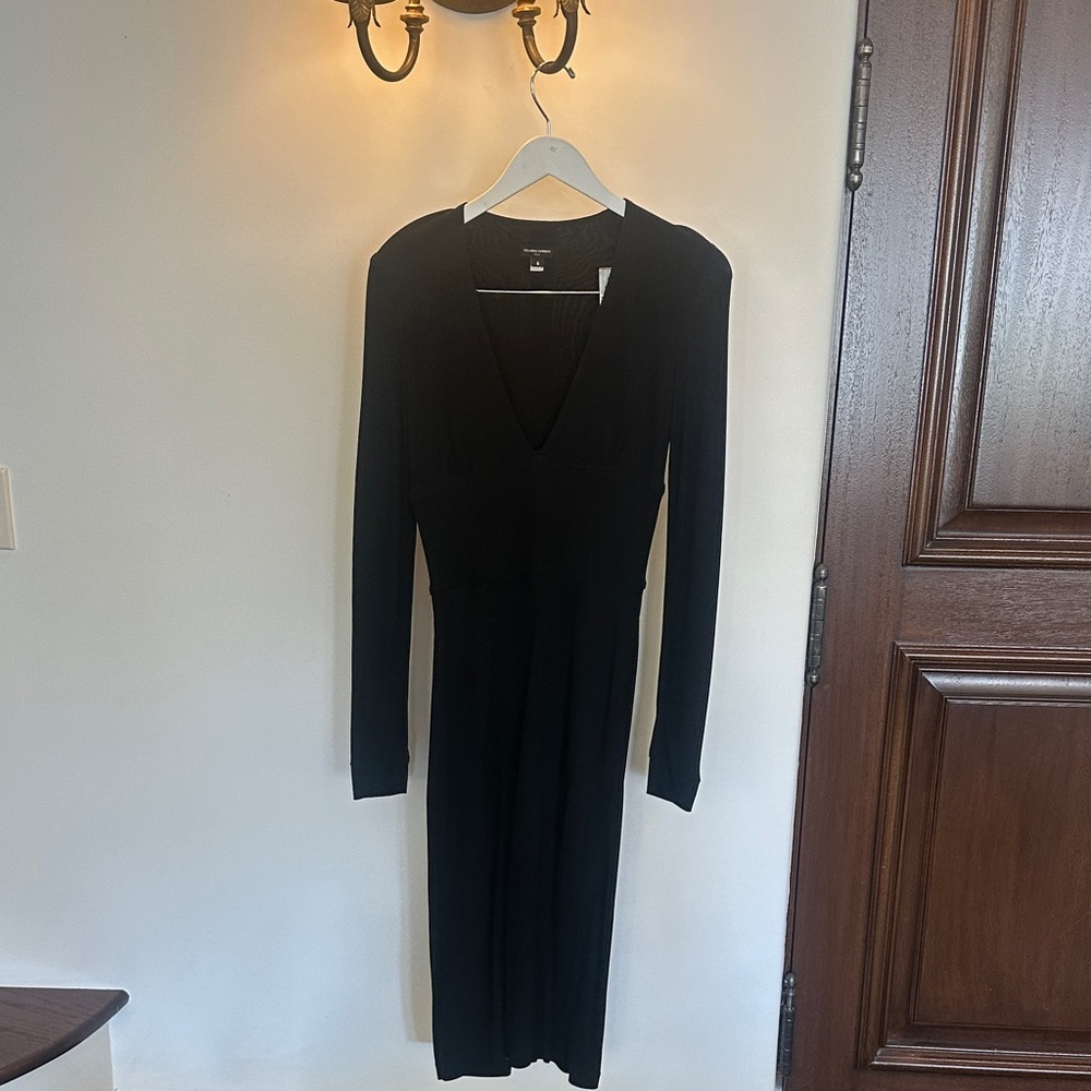 Chic Black Long Sleeve Dress Orlando Espinoza